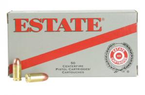 Estate Range 9mm Full Metal Jacket 115 GR 1150 fps 50 Rounds - ESH9115 Estate Range 9mm Full Metal Jacket 115 GR 1150 fps 50 Rounds - ESH9115
