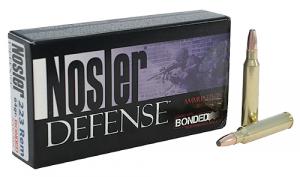 Nosler 39674 Defense Rifle .223 REM/5.56 NATO  Bonded So