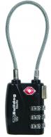 Bulldog BD8022 TSA Lock Cable Combination Black - BD8022 Bulldog BD8022 TSA Lock Cable Combination Black - BD8022