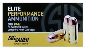 Sig Sauer E45BA3-50 45 230 FMJ ELITE 50/20 - E45BA350 Sig Sauer E45BA3-50 45 230 FMJ ELITE 50/20 - E45BA350