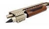 Emperor Arms Duke 111 Pump Action Silver w/ Wood Grip 4+1 (Image 3)