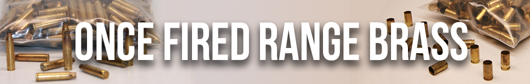 Once Fired Range Brass