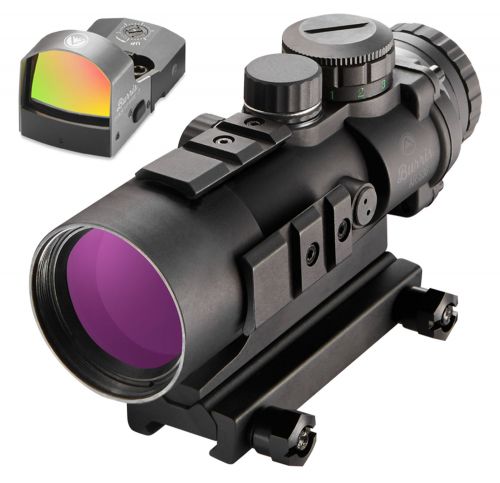 Burris AR-332 Combo with FastFire III 3x 32mm Obj Illuminated Ballistic CQ Red/Green Black Matte CR2032 Lithium