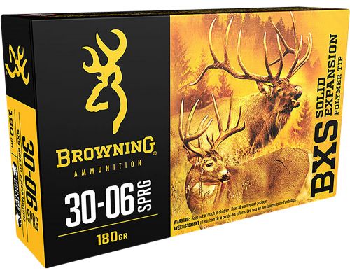 Browning Ammo BXS 30-06 Springfield 180 gr Terminal Tip 20 Bx/ 10 Cs