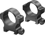 Leupold 175116 BackCountry Cross-Slot Ring Set 1 Diam Low Aluminum Black Matte