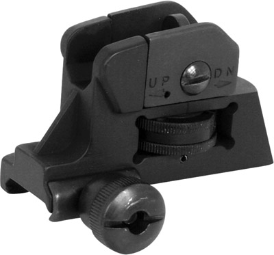 NCStar AR15 Detachable Rear Sight AR-15 Black