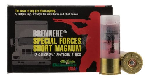 Brenneke SFSM Slug 12 Gauge Ammo 5 Round Box