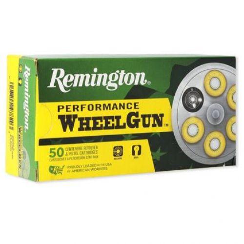 Remington Ammunition Performance WheelGun .38 Spc 158 GR Lead Semi-Wadcutter 50 Bx/ 10 Cs