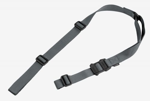 Magpul MS1 Sling 1.25 W x 48- 60 L Adjustable Two-Point Gray Nylon Webbing for Rifle