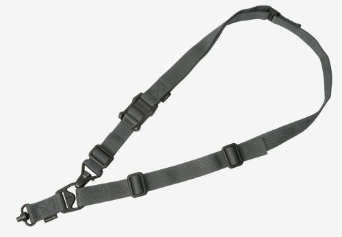 Magpul MS3 Single QD Sling GEN2 1.25 W Adjustable One-Two Point Gray Nylon Webbing for Rifle