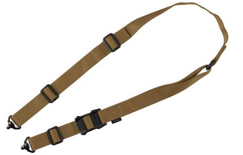 Magpul MS4 Dual QD Sling GEN2 1.25 W Adjustable One-Two Point Coyote Nylon Webbing for Rifle