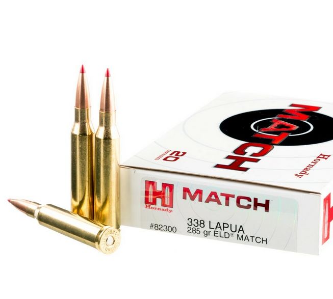 Hornady Match .338 LAP Mag 285gr. ELD Match 20rd box