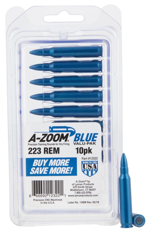 A-Zoom Rifle Training Rounds 223 Rem 10 PK