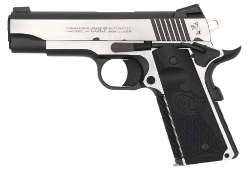 Colt Mfg Commandr Combat Elite .45 ACP Single 4.25 8+1 Black G10 Half C