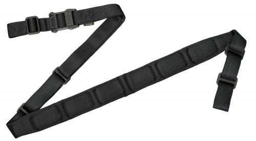 Magpul MS1 Sling 1.25-1.88 W x 48- 60 L Padded Two-Point Black Nylon Webbing for Rifle