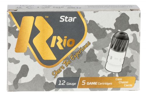 Rio Ammunition Royal Star 12 Gauge 2.75 Slug 1 1/8 oz Star Shot 5 Bx/ 50 Cs