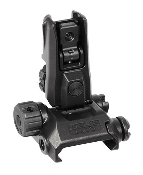 Magpul MBUS Pro LR Rear Sight AR Platform Black Melonite QPQ Adjustable Steel