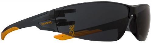 Browning Shooters Flex Glasses Eye Protection Smoke Lens/Gold Temple