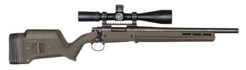 Magpul Hunter 700 Stock Fixed w/Aluminum Bedding & Adj Comb OD Green Synthetic for Remington 700 SA