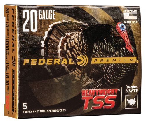 Federal Premium Heavyweight TSS 20 GA 3 1-5/8 oz 8,10 Round 5 Bx/ 10 Cs