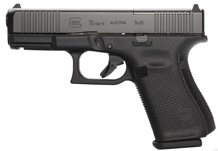 Glock G19 Gen5 Compact MOS 15 Rounds 9mm Pistol
