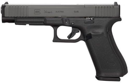 Glock G34 Gen5 Competition MOS 17 Rounds 9mm Pistol