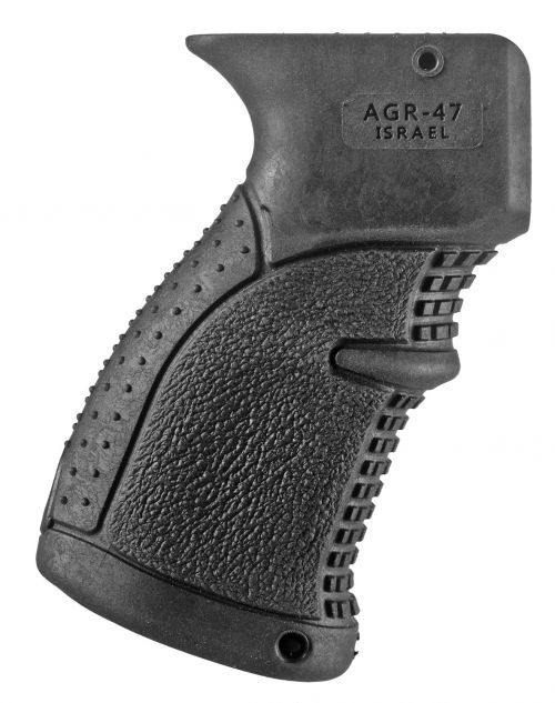 FAB Defense AGR-47 Ergonomic Pistol Grip AR-15 Black Polymer w/Rubber Overmold