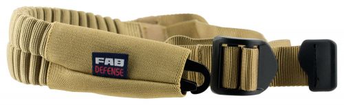 FAB Defense One Point Tactical Sling 23.6 x 1.18 None Included Swivel Elastic Flat Dark Earth
