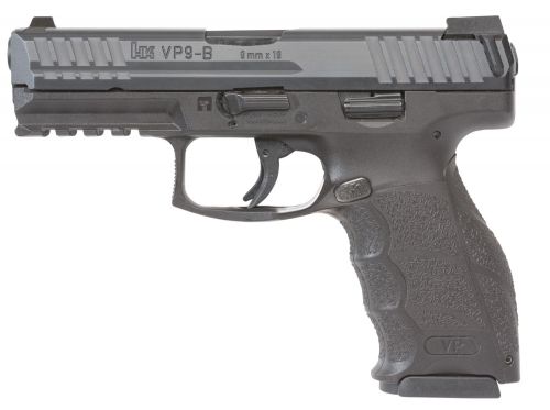 Heckler & Koch H&K VP9-B 9mm Luger Double 4.09 15+1 Black Interchangeable Backstrap