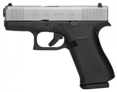 Glock G43X Subcompact 9mm 3.41 Fixed Sights 10+1 (PX435SL201)