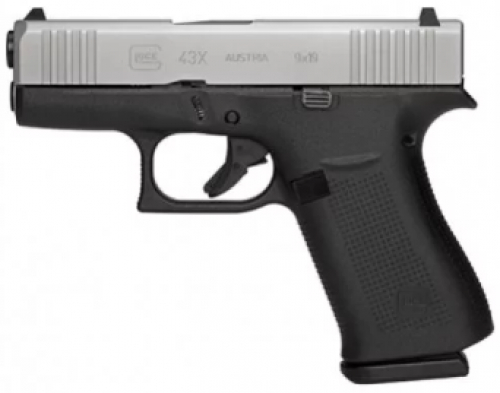 Glock 43X Subcompact 9mm 3.41 Glock Night Sights 10+1