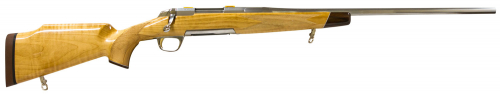 Browning X-Bolt White Gold Bolt 243 Winchester 22 Octagon 3+1 Maple Stock Stainless Steel