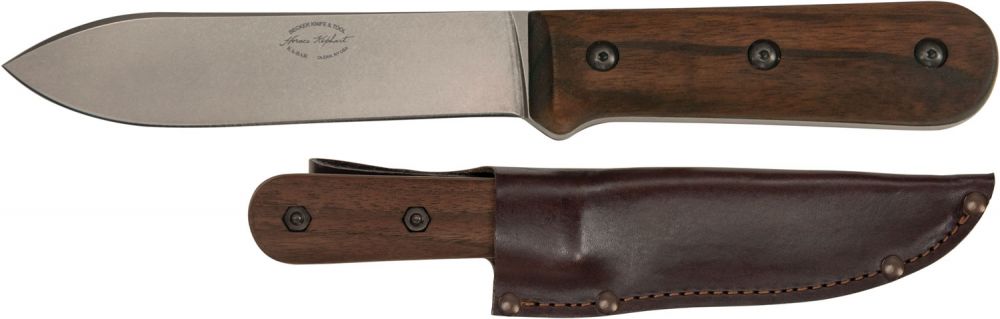 Ka-Bar BK62 Becker Kephart 5.125 1095 Cro-Van Spear Point Walnut