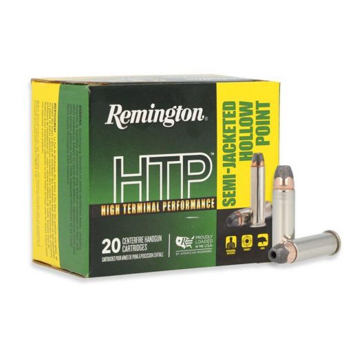 Remington HTP .38 Spc +P 110 GR Semi-Jacketed Hollow Point (SJHP)0 Bx/5 Cs