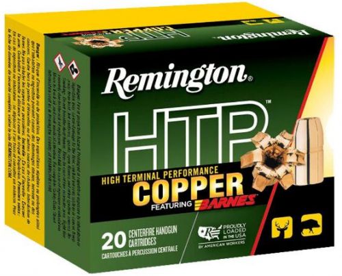 Remington HTP Copper 454 Casull50 GR Barnes XPB0 Bx/ 10 Cs