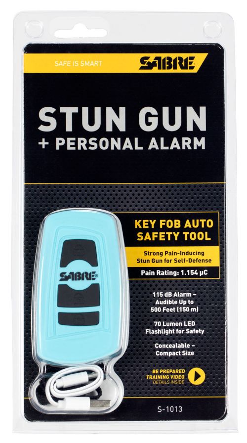 SEC KEY FOB STUN GUN TEAL