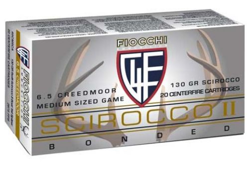 Fiocchi Extrema 6.5 Creedmoor 130 gr Swift Scirocco II Boat-Tail Spitzer 20 Bx/ 10 Cs