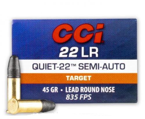 CCI Target & Plinking Quite-22  22 LR  45gr  Lead Round Nose 50rd box