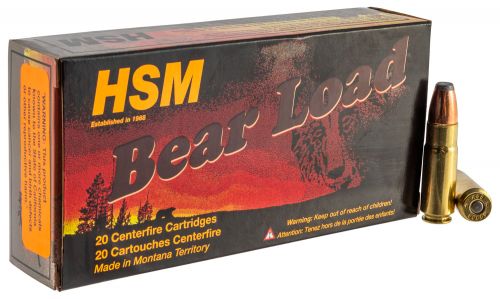 HSM Bear Load 458 SOCOM 350 gr Jacketed Flat Point (JFP) 20 Bx/ 25 Cs