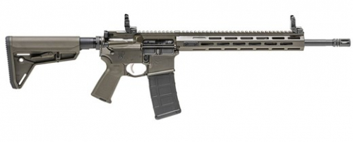 Springfield Armory Saint AR-15 223 Rem,5.56 NATO 16 30+1 OD Green 6 Position Magpul MOE Stock