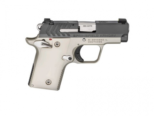 Springfield Armory 911 .380 ACP Single 2.7 6+1/7+1 Ivory G10 Grip Pl