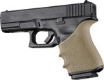 Hogue 17043 HandAll Beavertail Grip Sleeve Fits Glock 19/23/32/38 Gen 3-4 Rubber Flat Dark Earth