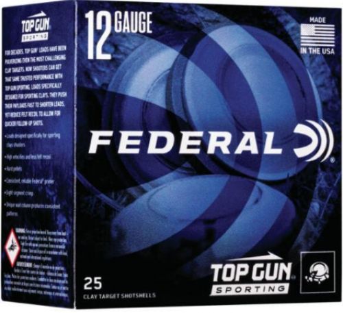 Federal Top Gun Sporting 12 GA 2-3/4 1 oz  #7.5  25rd box