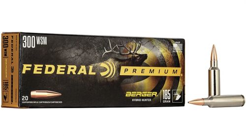 Federal Premium Berger Hybrid Hunter 300 WSM 185 gr Berger Hybrid Hunter 20 Bx/ 10 Cs