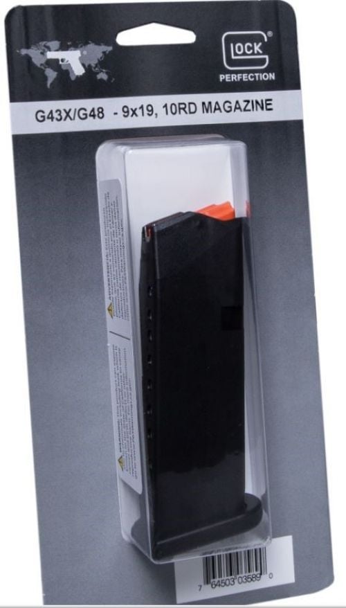 Glock Factory Magazine 43X/48 9mm 10 Round Capacity