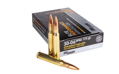 Sig Sauer Elite Match Grade .30-06 Springfield 175 gr Open Tip Match (OTM) 20 Bx/ 10 Cs