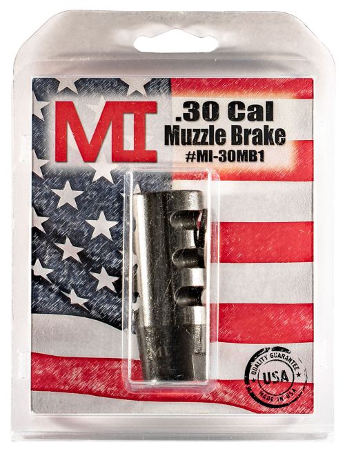 Midwest Industries AR Muzzle Break 30 Caliber 5/8-24 tpi Black Phosphate Steel