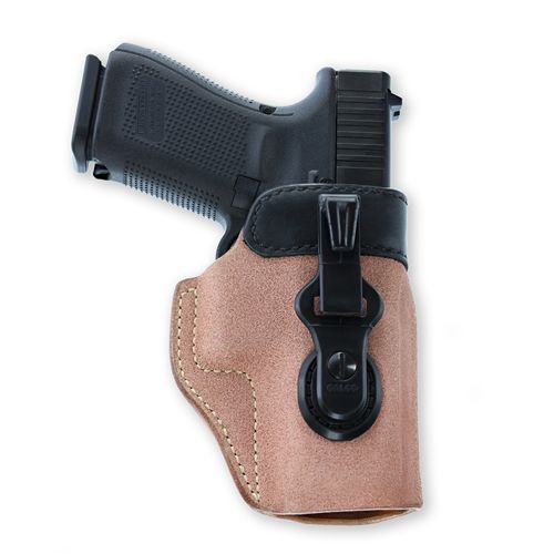 Galco S2226B Scout 3.0 Fits Glock 19 Steerhide Natural w/Black Mouth Band