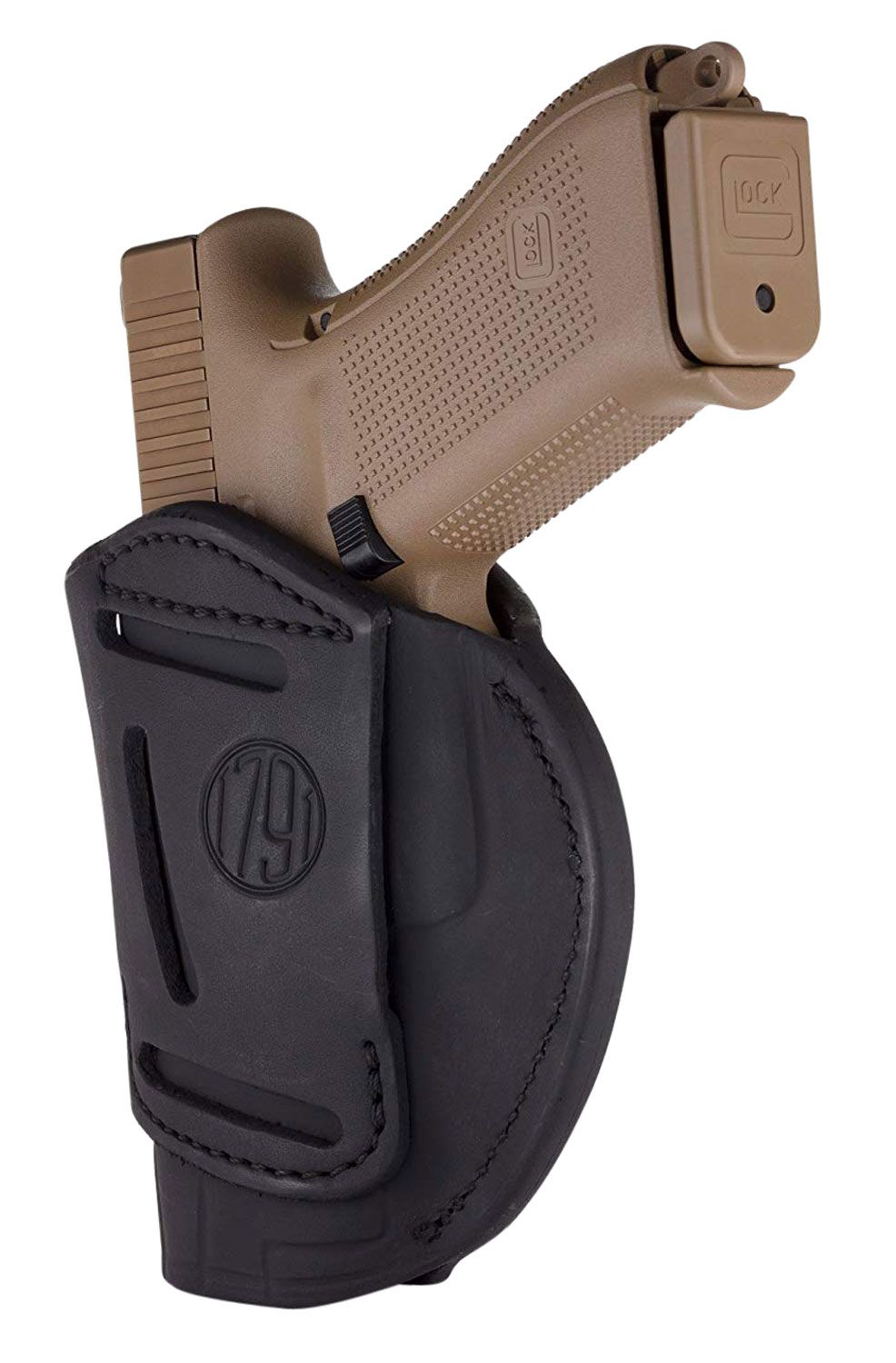 1791 Gunleather 4 WayBeretta 92,M9,Px4 Storm/CZ 75,P10,P07,P01/For Glock 17,19-21,31-32,38,45 Stealth Black Leather