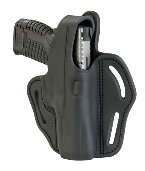1791 Gunleather BHXFor Glock 17/S&W Shield/Springfield XD9 Black Leather